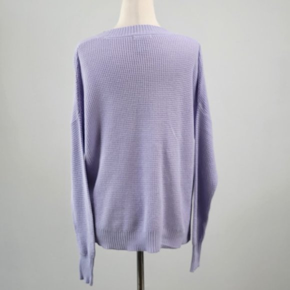 SWEET ROMEO seed stitch sweater lilac Sz XS - Picture 6 of 8